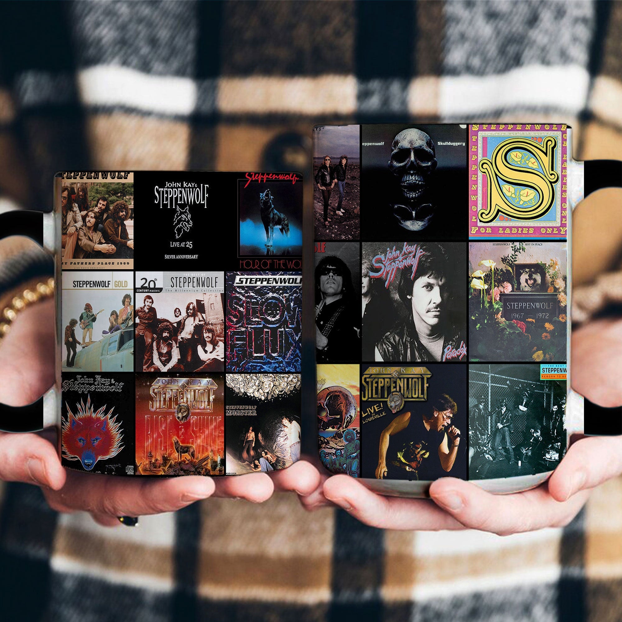 Steppenwolf Accent Mug Classic Rock Album Cover Collage Gift