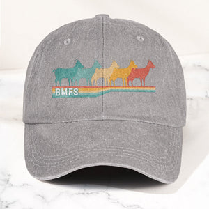 Billy Strings Cosmic Bluegrass BMFS GOAT Retro Vintage Music Merch Denim Cap Retro Vintage Dad Cap Gift For Dad (With Box)