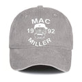 Mac Miller Denim Dad Cap 1992 Baby Logo Tribute Design ( With BOX)