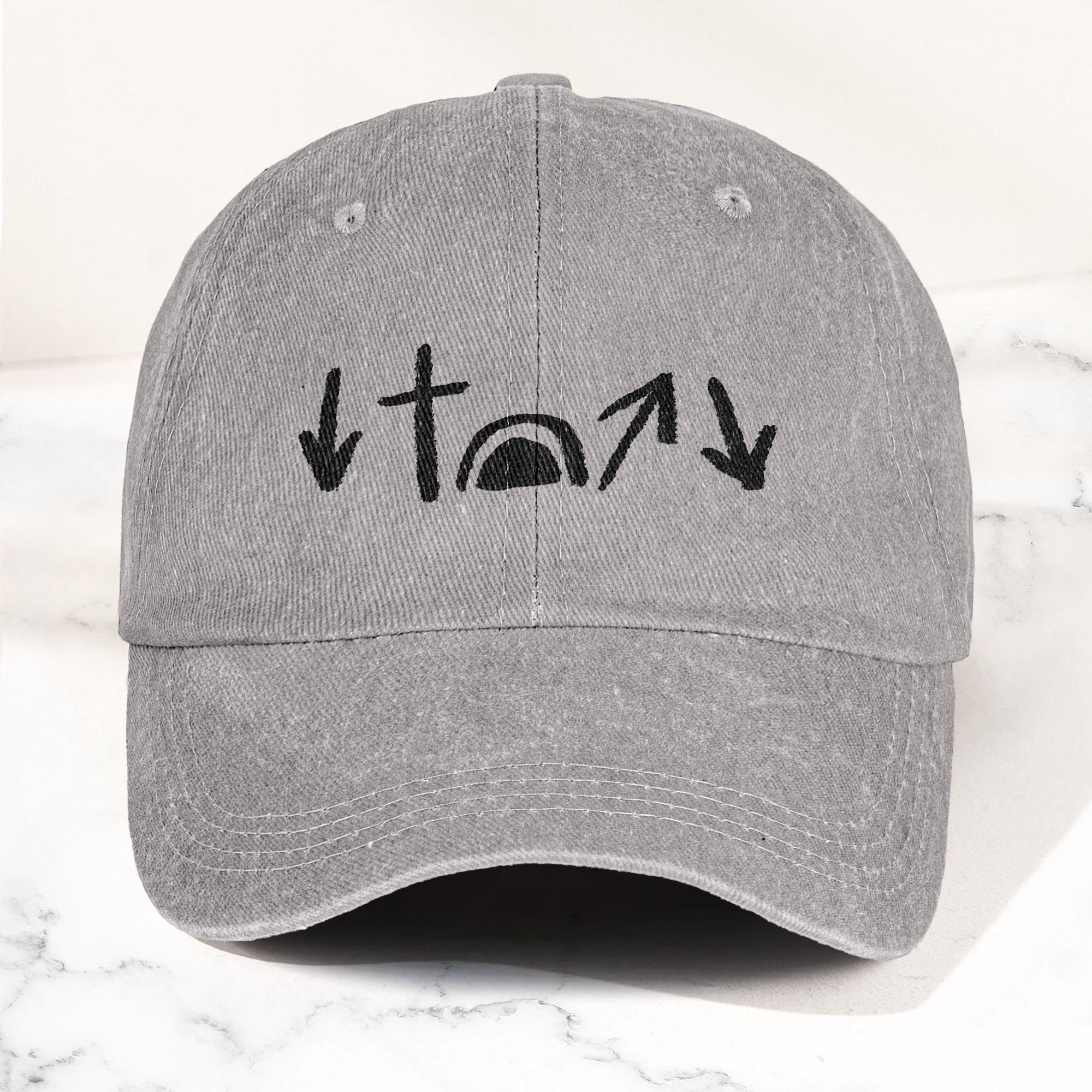 The Story Of Jesus Denim Cap Vintage Dad Cap Gift For Dad (With Box)
