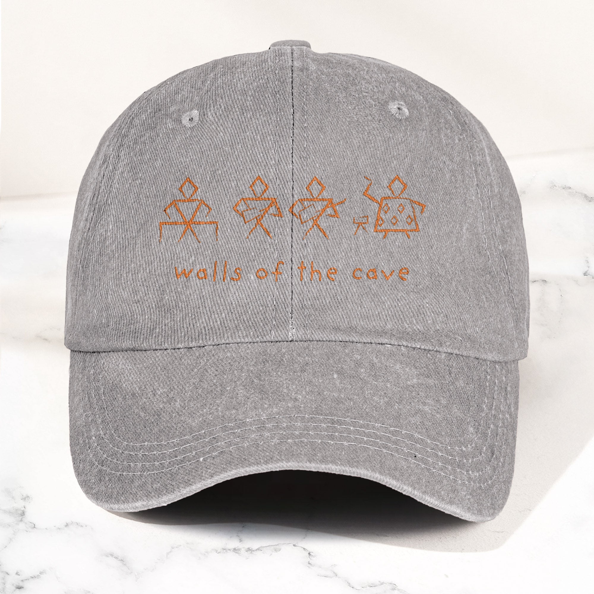 Phish Walls of the Cave Petroglpyh Denim Cap Retro Music Phish Cap Gift For Dad (With Box)