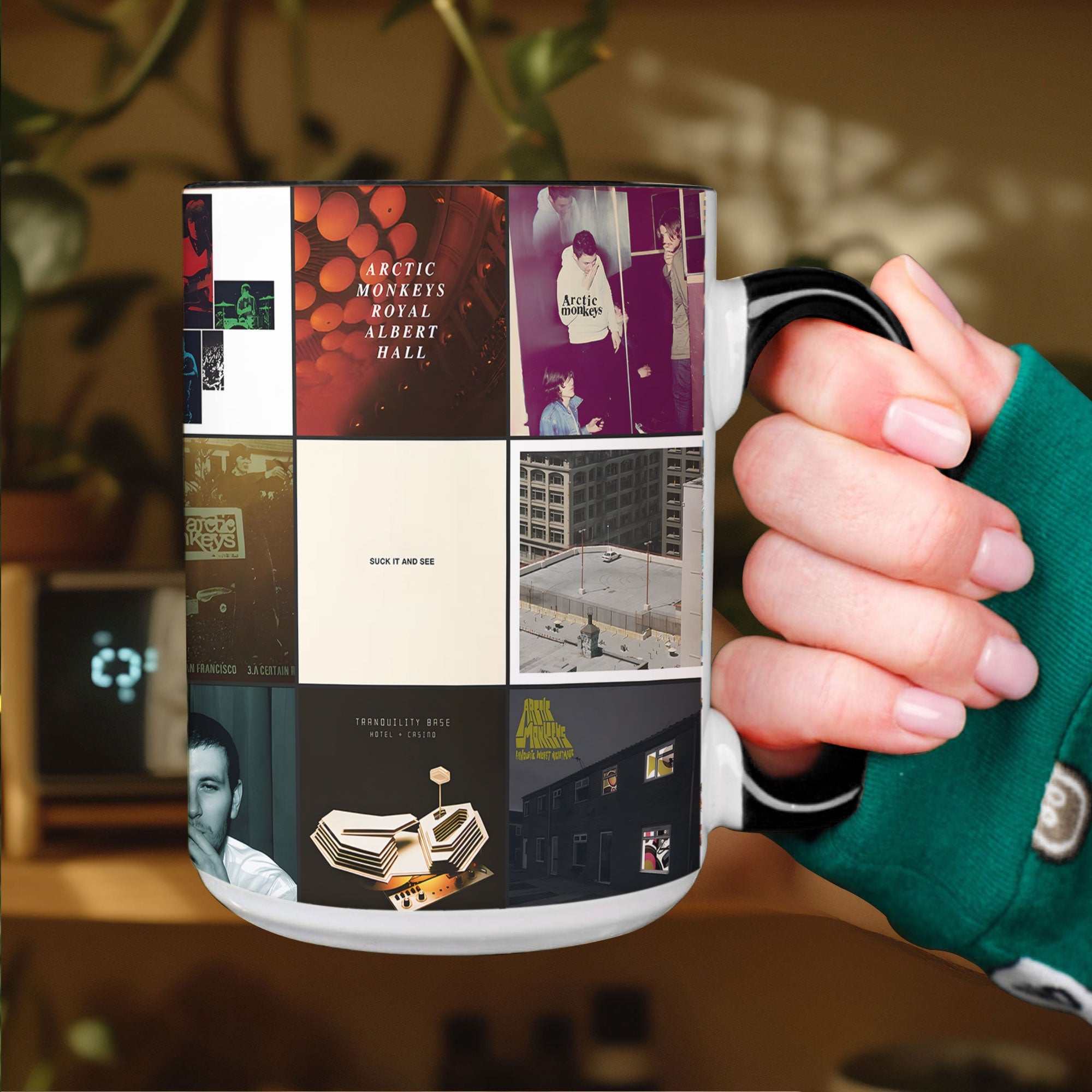 Arctic Monkeys Accent Mug Classic Album Cover Collage Gift