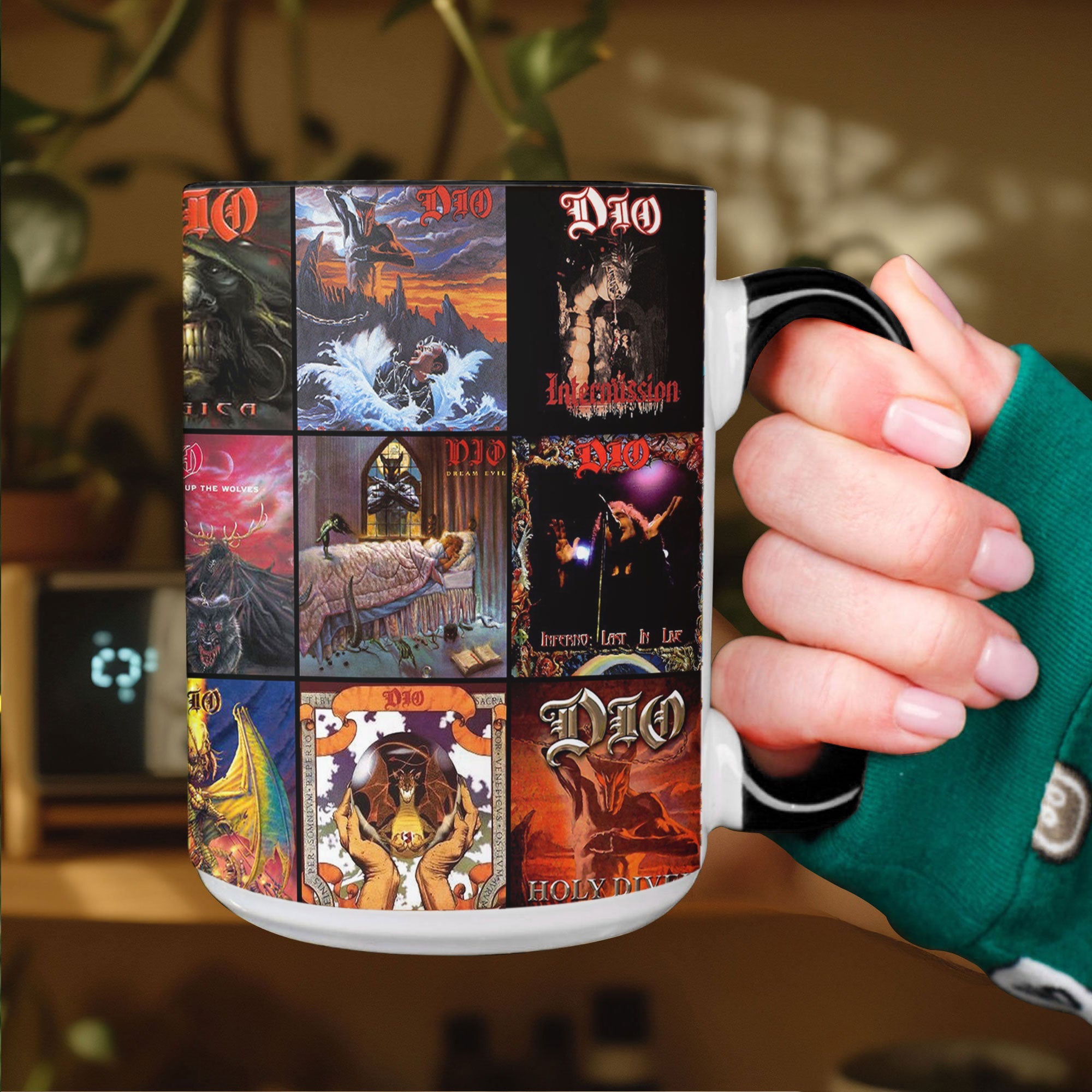 Dio Accent Mug Heavy Metal Album Cover Collage Gift