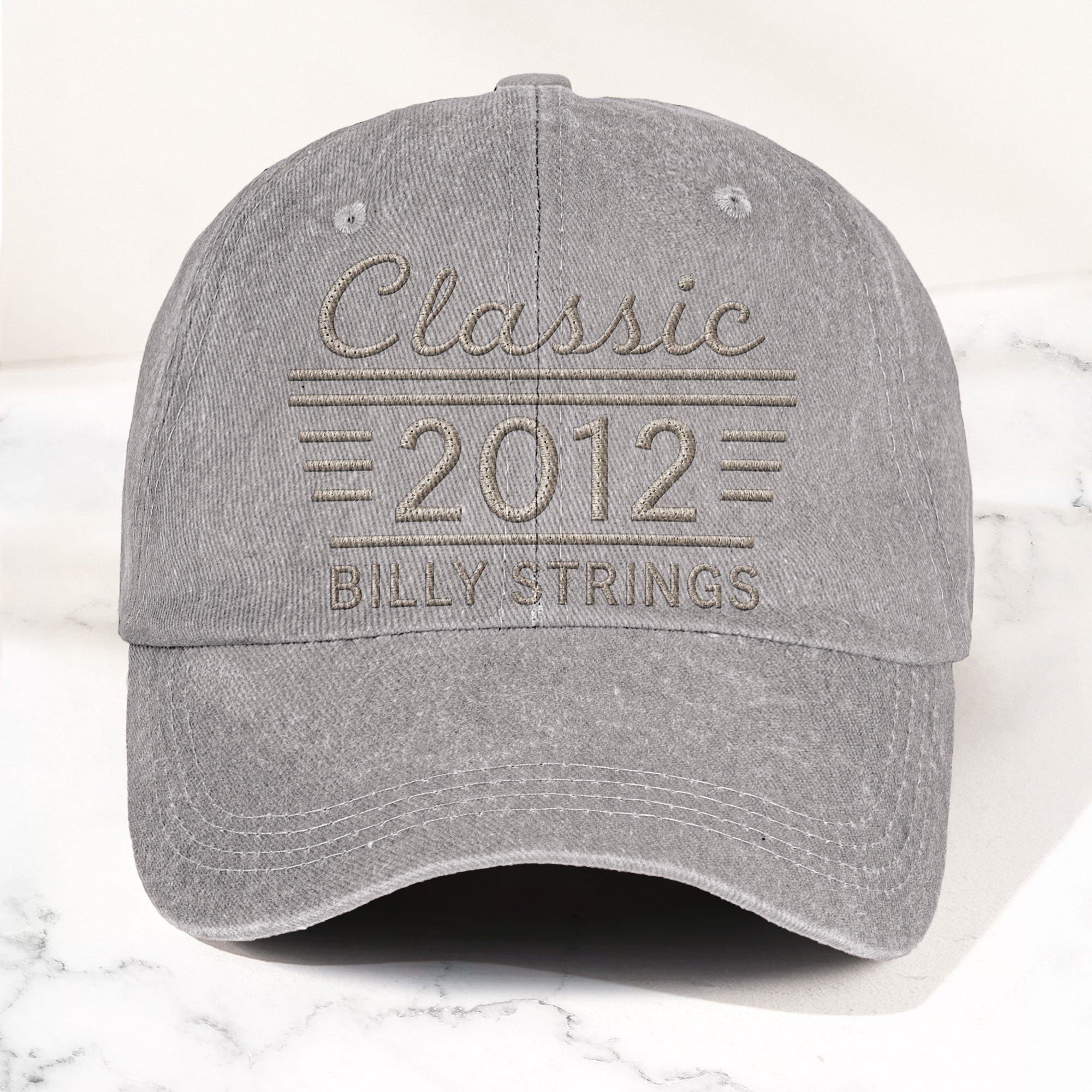 Billy Strings Classic 2012 Est Bluegrass Music Merch Denim Cap Retro Vintage Dad Cap Gift For Dad (With Box)
