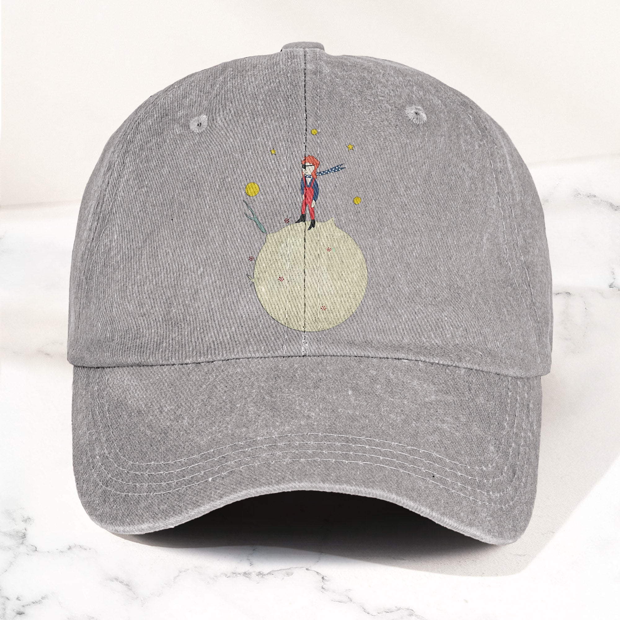 Ziggy Stardust Denim Dad Cap Retro David Bowie Merch Design (With BOX)