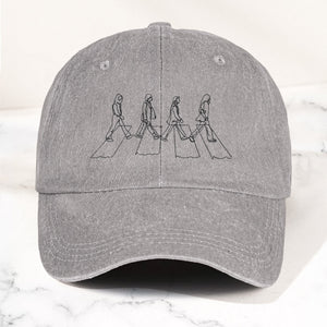 Abbey Road The Beatles Denim Dad Cap Iconic Album Design (With BOX)