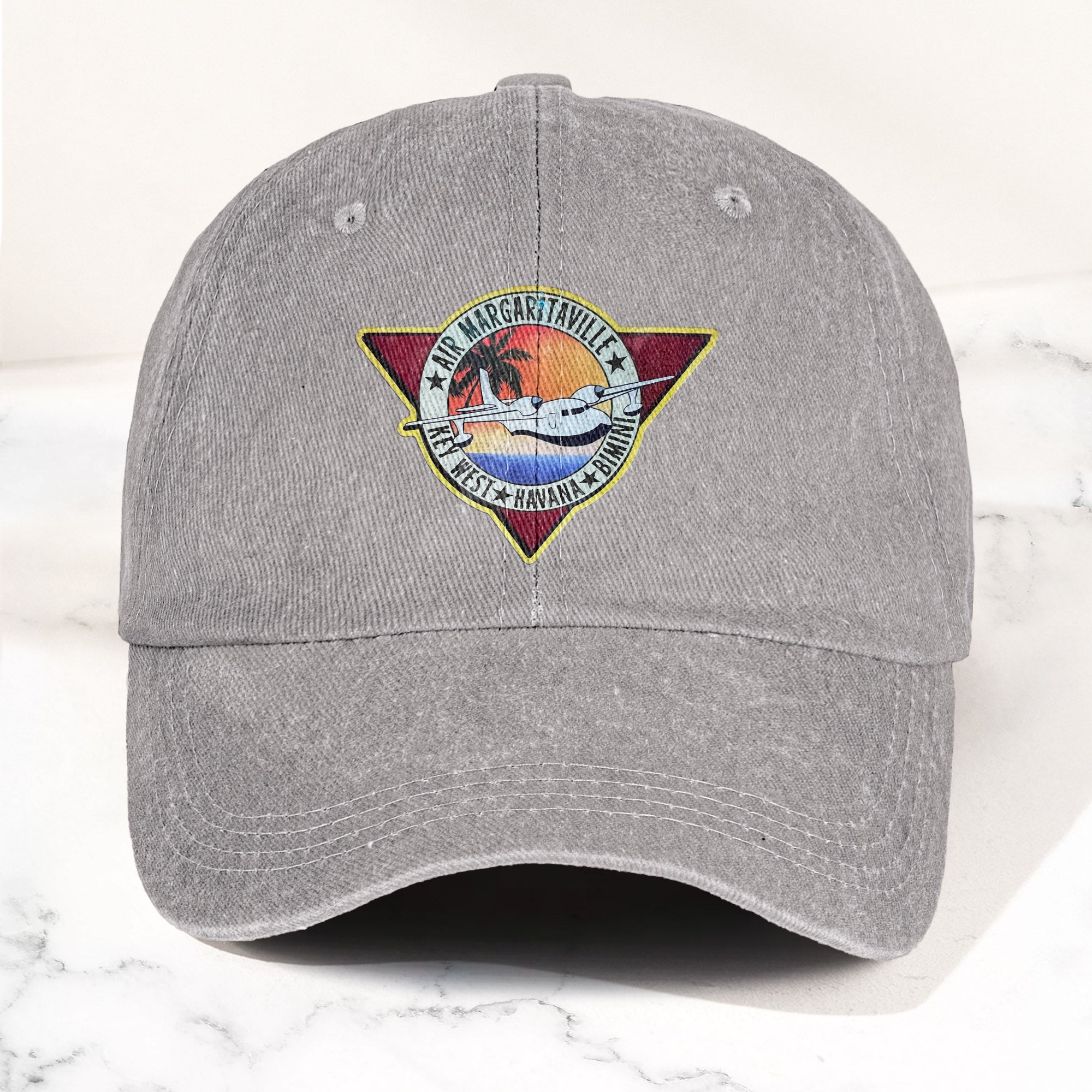 Air Margaritaville Denim Cap Retro Jimmy Buffett Inspired Dad Hat (With Box)