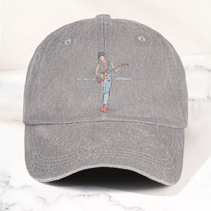 Eddie Van Halen Denim Cap Van Halen Tribute Merch Dad Hat (With Box)