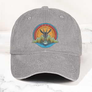 Phish Antelope Run Logo Denim Cap Retro Music Phish Cap Gift For Dad (With Box)