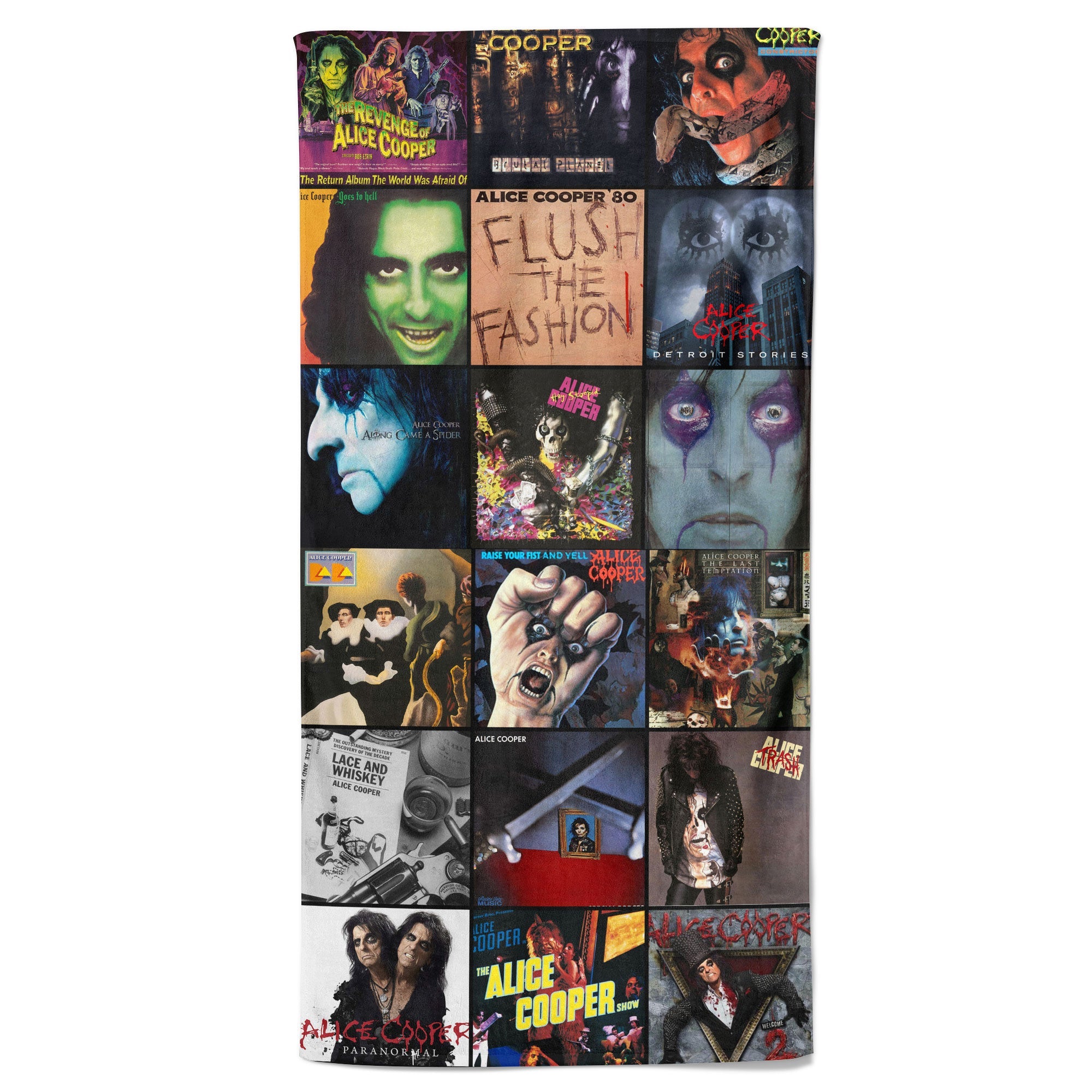 Alice In Chains Beach Towel Album Cover Collage Classic Rock Towel