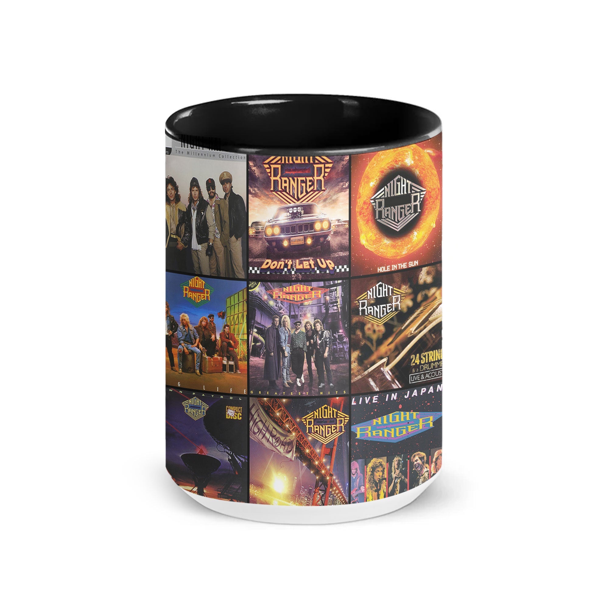 Night Ranger Accent Mug Classic Rock Album Collage Gift