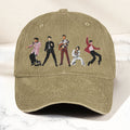 Elvis Presley Denim Cap Iconic Eras Graphic Dad Hat (With Box)