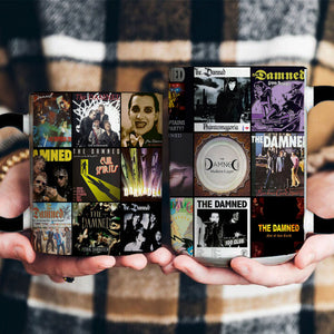 The Damned Accent Mug Punk & Goth Rock Album Cover Collage Gift