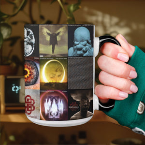 Breaking Benjamin Accent Mug Classic Album Cover Collage Gift for Rock Fans