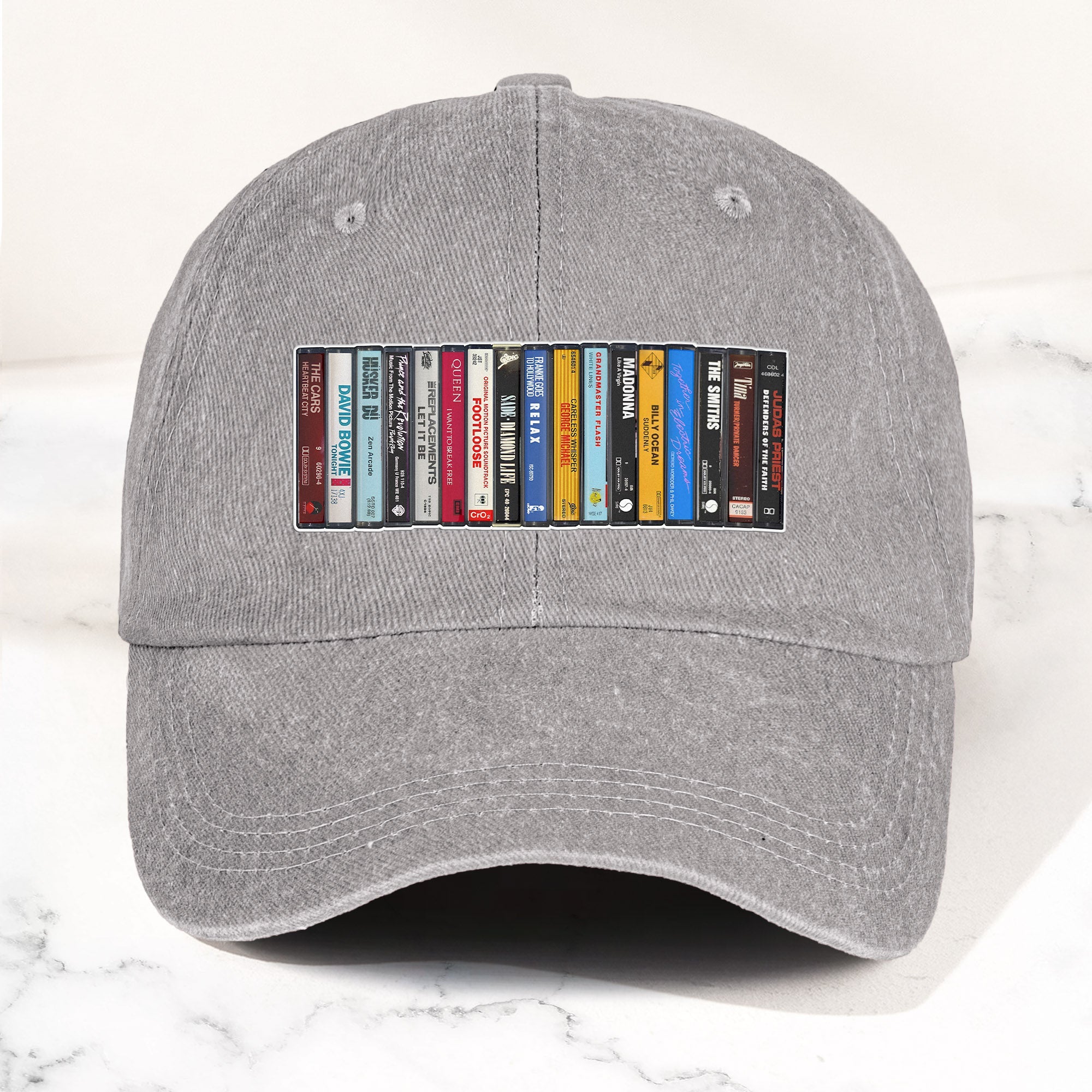 The Beatles Denim Dad Cap Cassette Album Collection Design ( With BOX)
