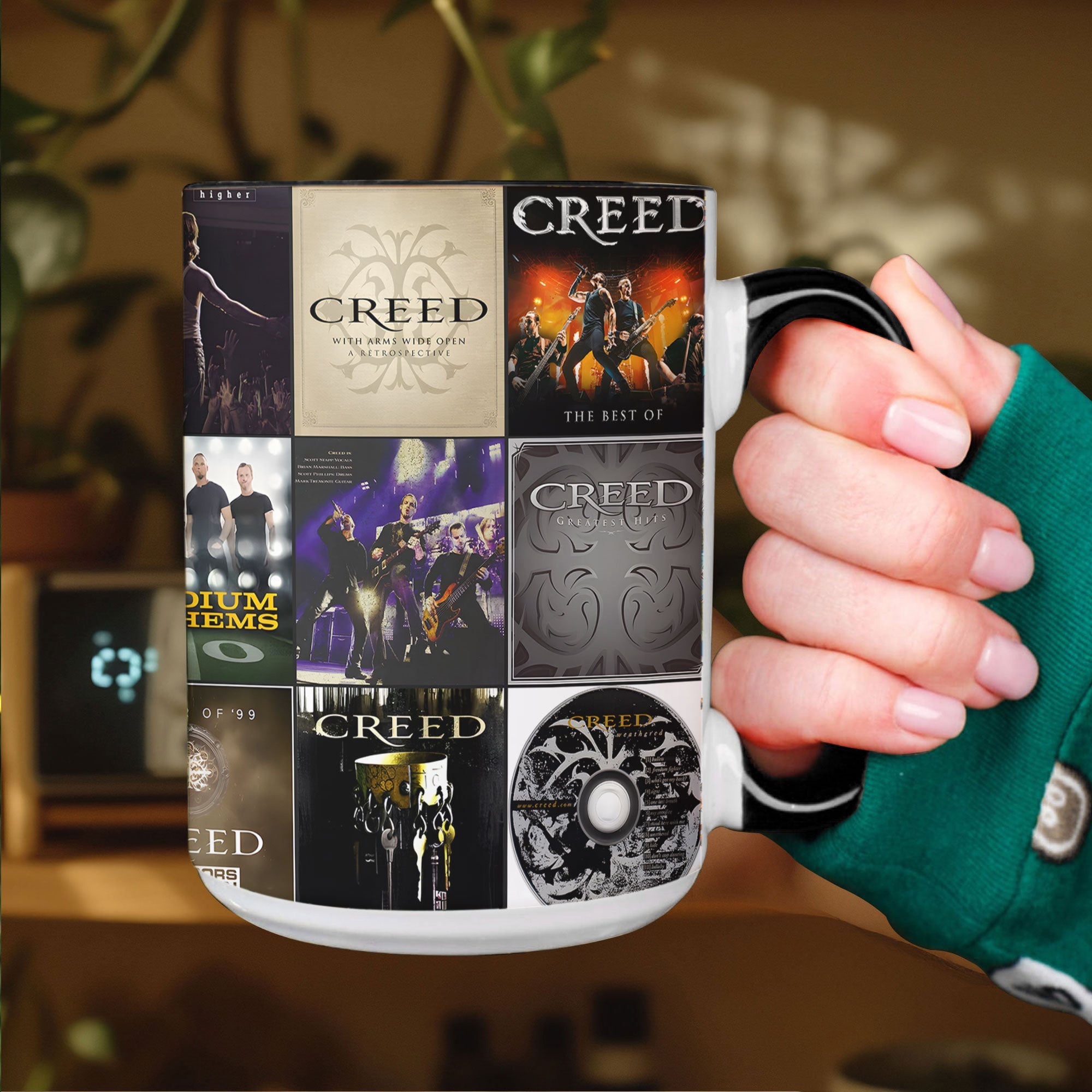 Creed Accent Mug Classic Album Cover Collage Gift