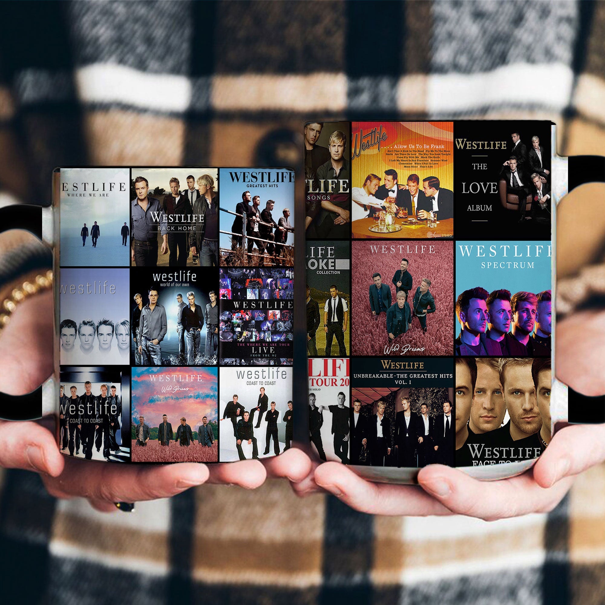 Westlife Accent Mug Pop Legends Album Collage Gift