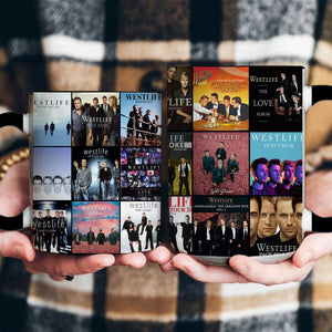 Westlife Accent Mug Pop Legends Album Collage Gift