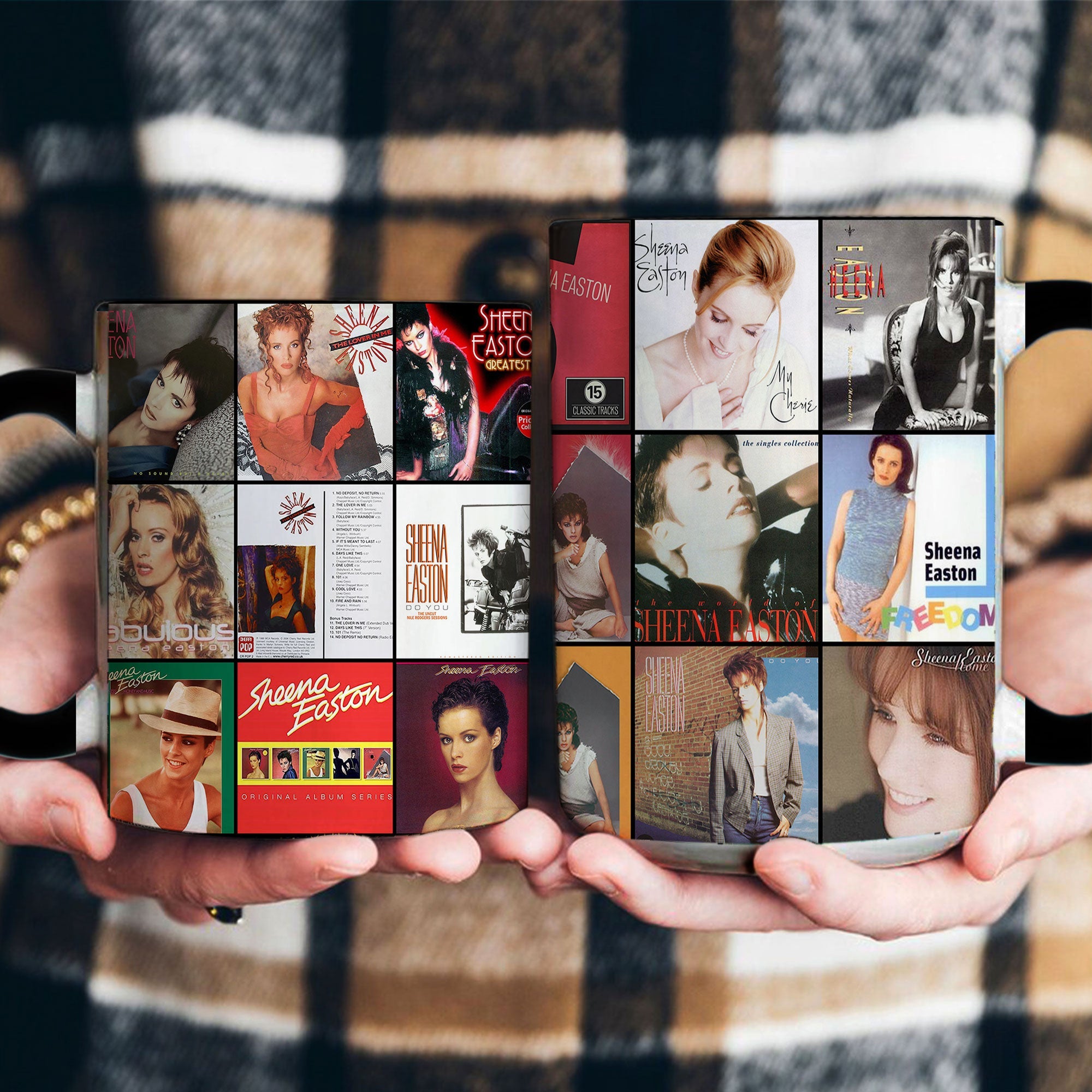 Sheena Easton Accent Mug Pop Icon Album Cover Collage Gift