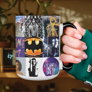 Prince Accent Mug A Retro Celebration of Iconic Albums