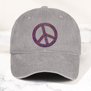 Phish Donut Peace Sign Denim Cap Retro Music Phish Cap Gift For Dad (With Box)