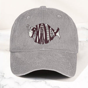 Phish Phishadelphia Logo Denim Cap Retro Music Phish Cap Gift For Dad (With Box)