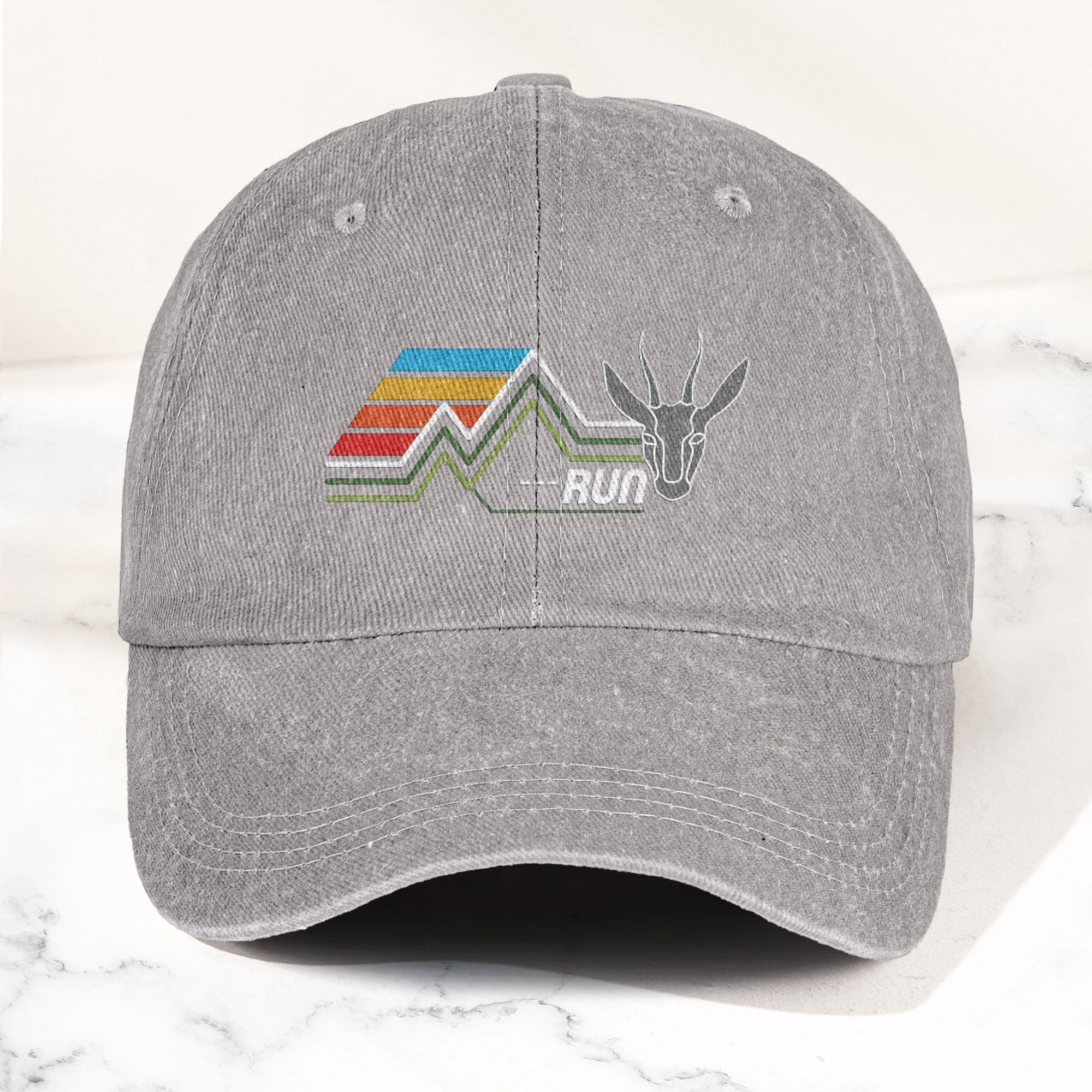 Phish Run Like an Antelope Denim Cap Retro Music Phish Cap Gift For Dad (With Box)