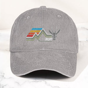 Phish Run Like an Antelope Denim Cap Retro Music Phish Cap Gift For Dad (With Box)