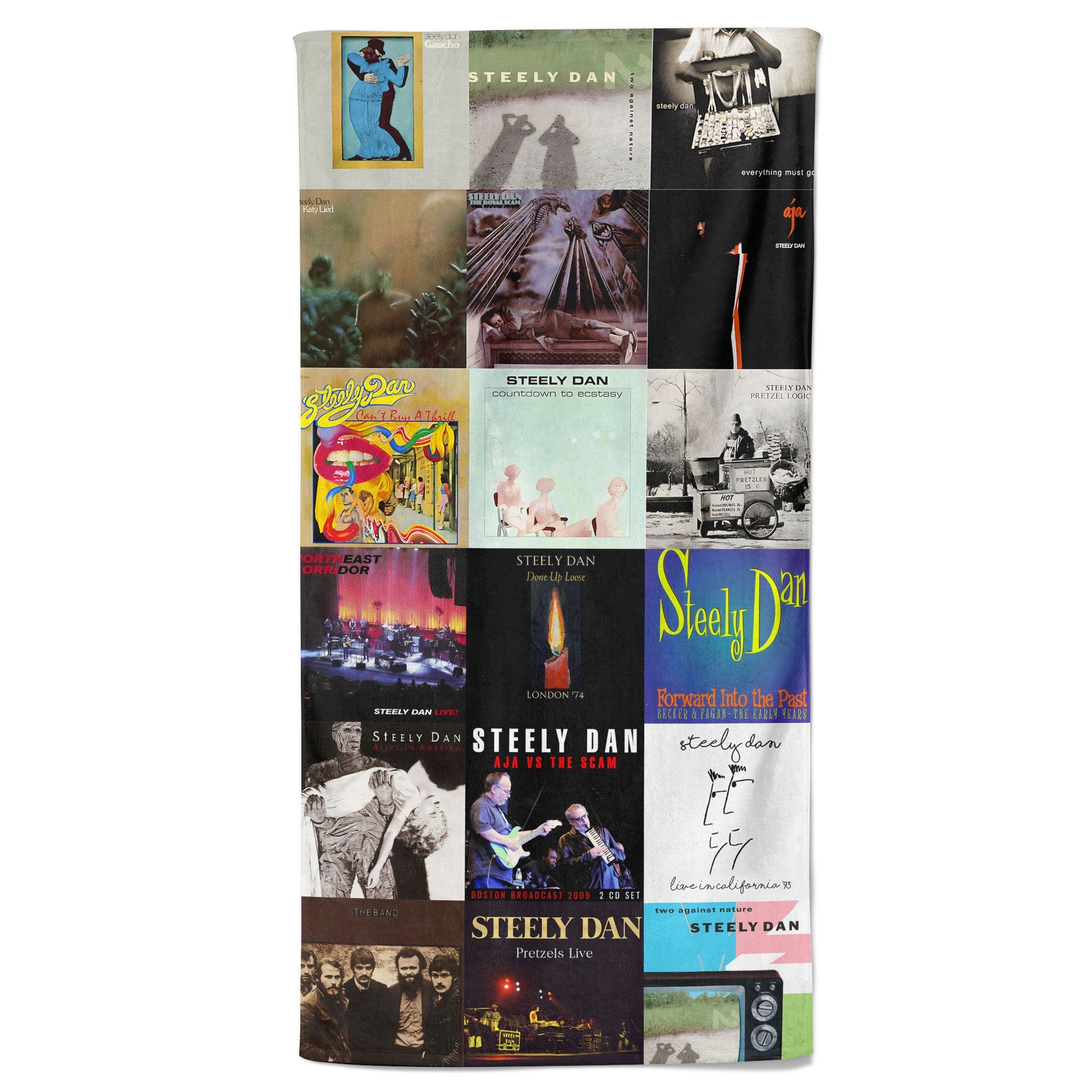 Steely Dan Beach Towel Album Cover Collage Classic Rock Towel