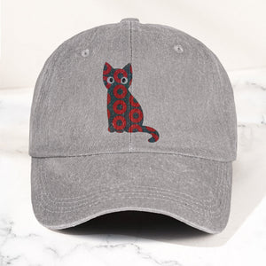 5-PACK Holographic Phish Cat Denim Cap Retro Music Fan Merch Cap Gift For Dad (With Box)