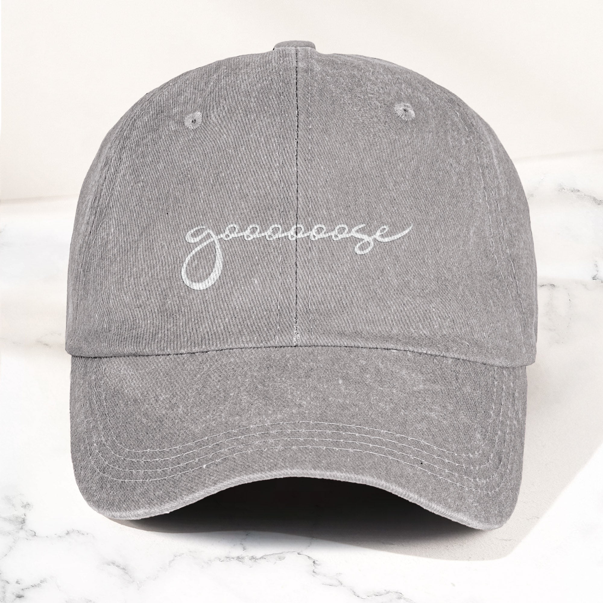 Goose Band Denim Cap Retro Music Fan Merch Cap Gift For Dad (With Box)