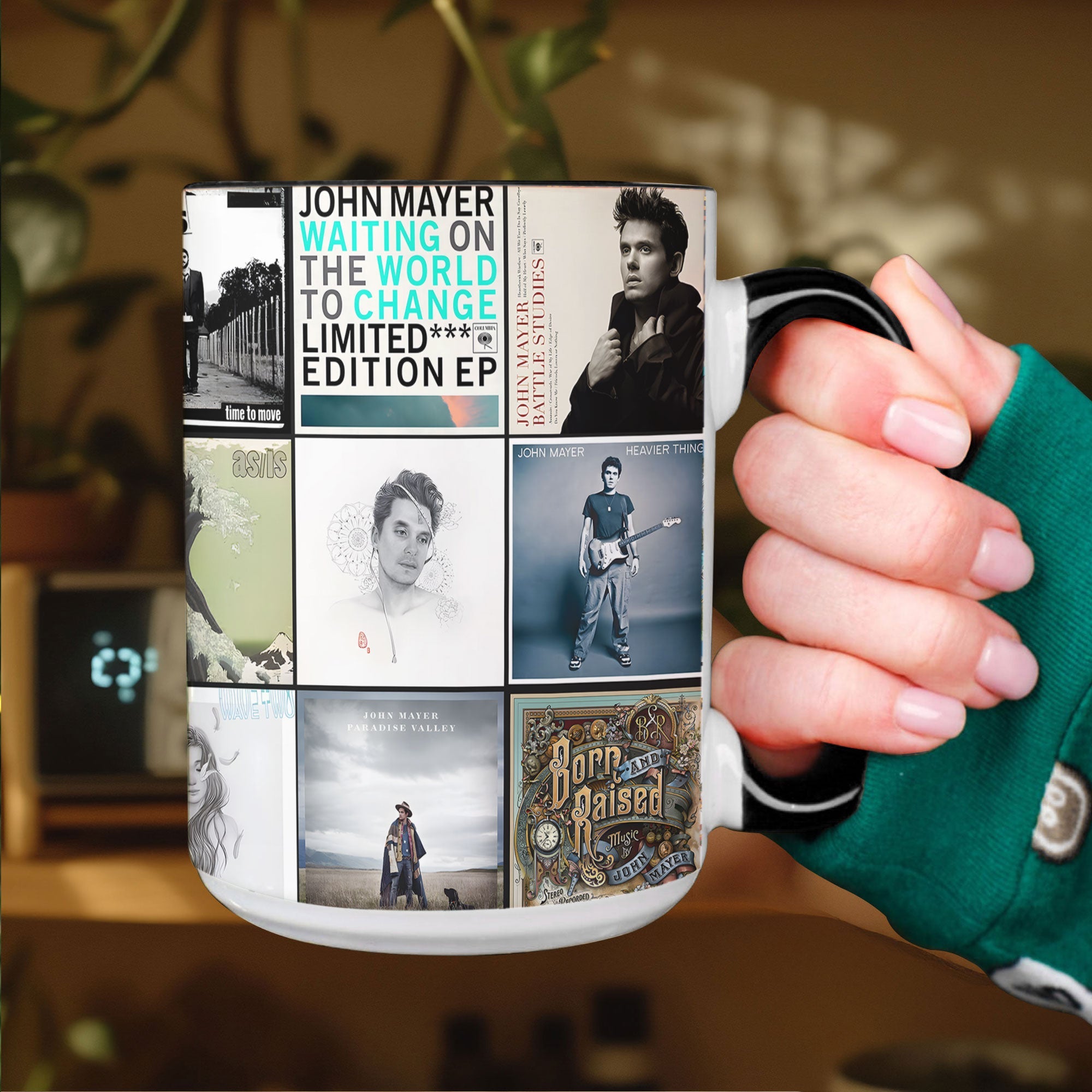 John Mayer Accent Mug Classic Album Cover Collage Gift