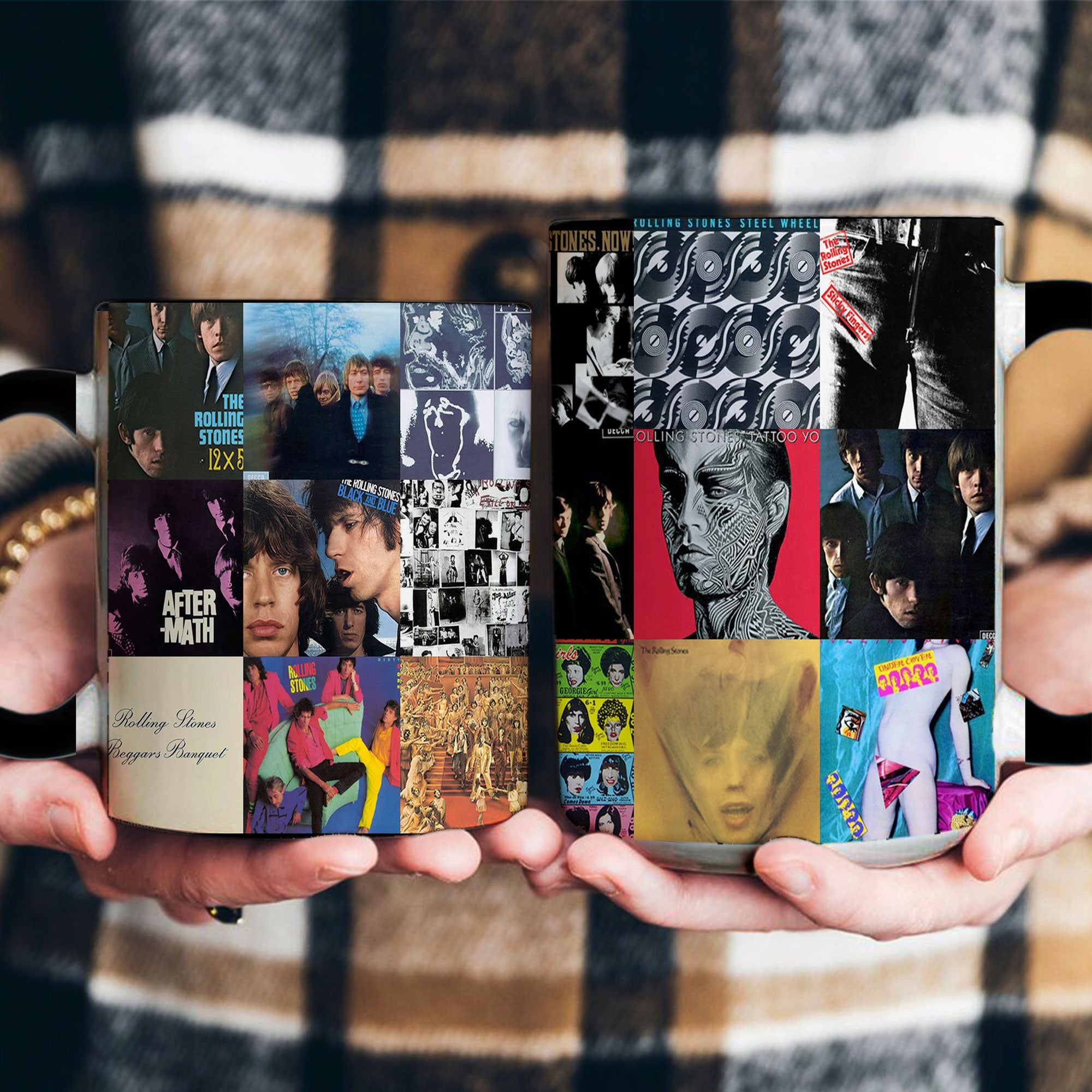 The Rolling Stones Accent Mug Classic Album Cover Collage Gift
