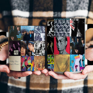 The Rolling Stones Accent Mug Classic Album Cover Collage Gift