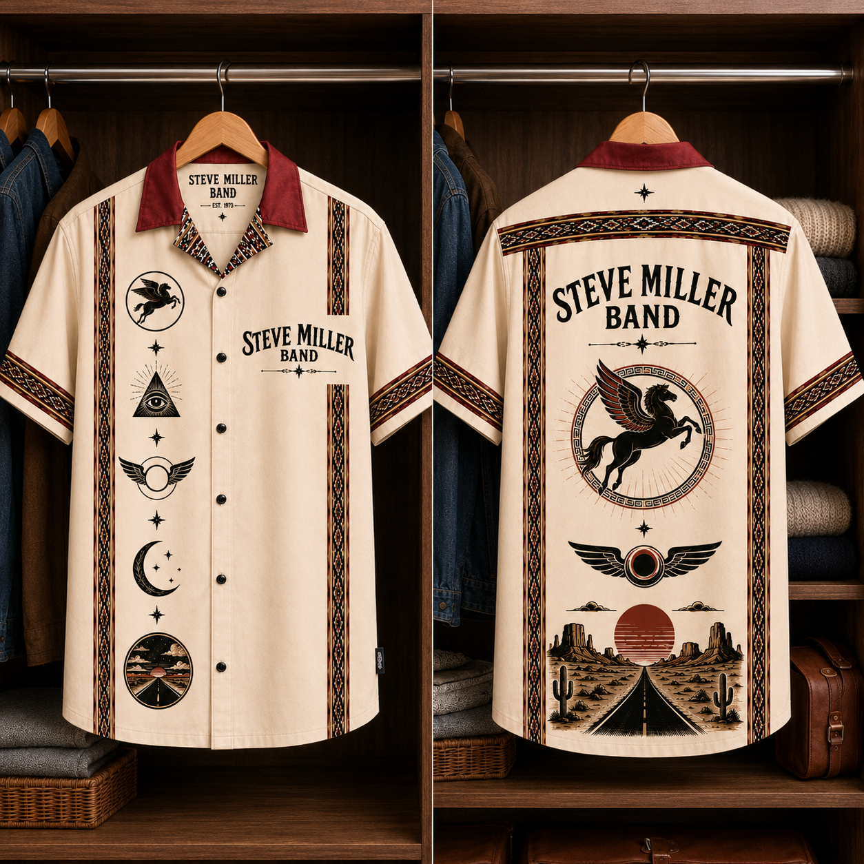 Steve Miller Band Luxury Design Hawaiian Shirt – Classic Rock Inspired Hawaiian Shirt