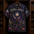 The Smashing Pumpkins Hawaiian Shirt - Stained Glass Alternative Rock All-Over Print Button-Up Shirt