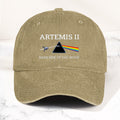 Artemis II Denim Cap Dark Side of the Moon Inspired Space Dad Hat ( With Box)