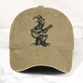 Billy Strings GoatSkeleton Guitarist Graphic Music Merch Denim Cap Retro Vintage Dad Cap Gift For Dad (With Box)