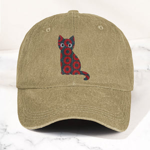 5-PACK Holographic Phish Cat Denim Cap Retro Music Fan Merch Cap Gift For Dad (With Box)