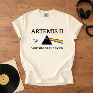 Cosmic Prism Comfort Tee Space & Retro Rock Inspired Graphic Shirt