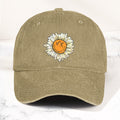 Blink-182 Denim Cap Sunflower Smiley Aesthetic Dad Hat (With Box)