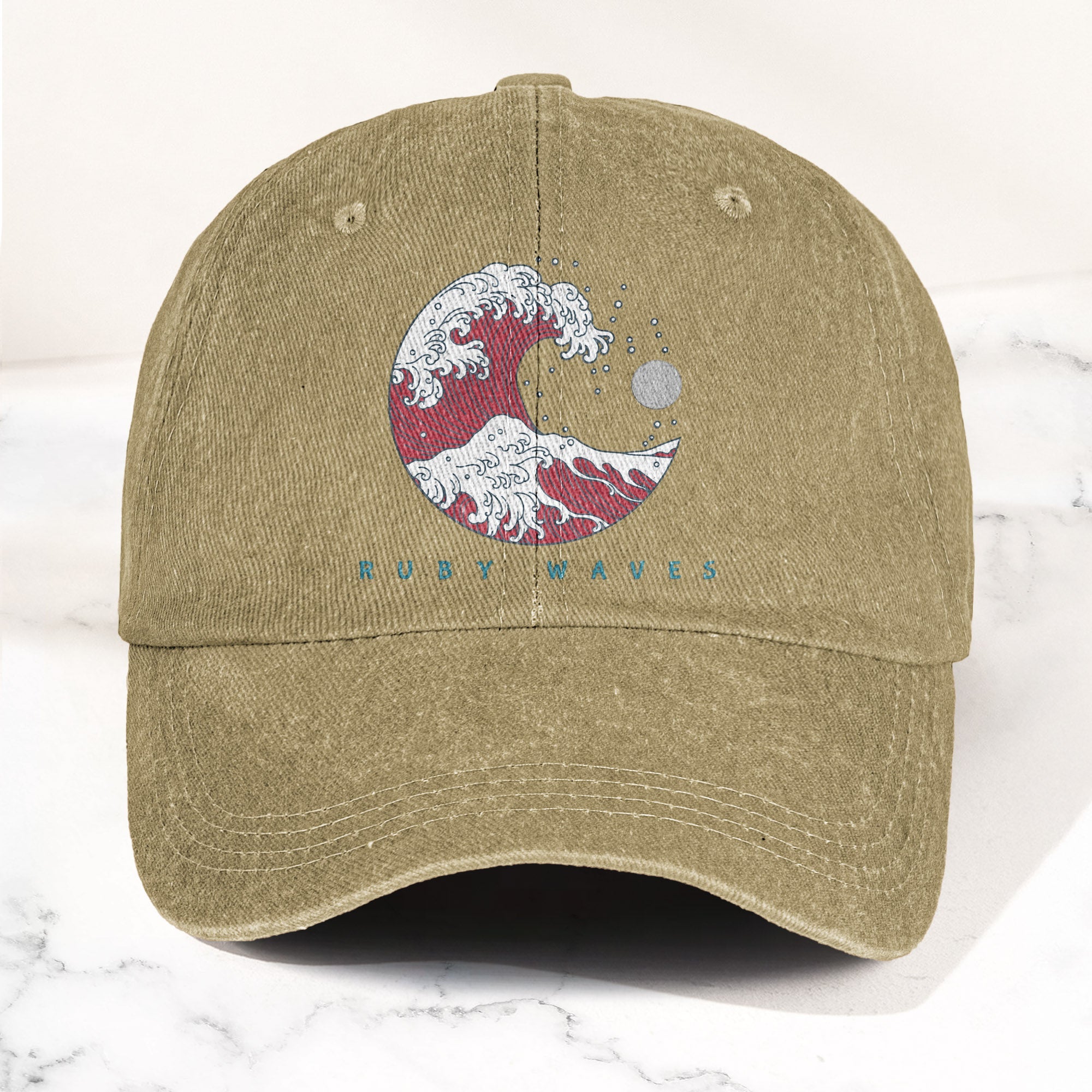 Phish Ruby Waves Denim Cap Retro Music Phish Cap Gift For Dad (With Box)