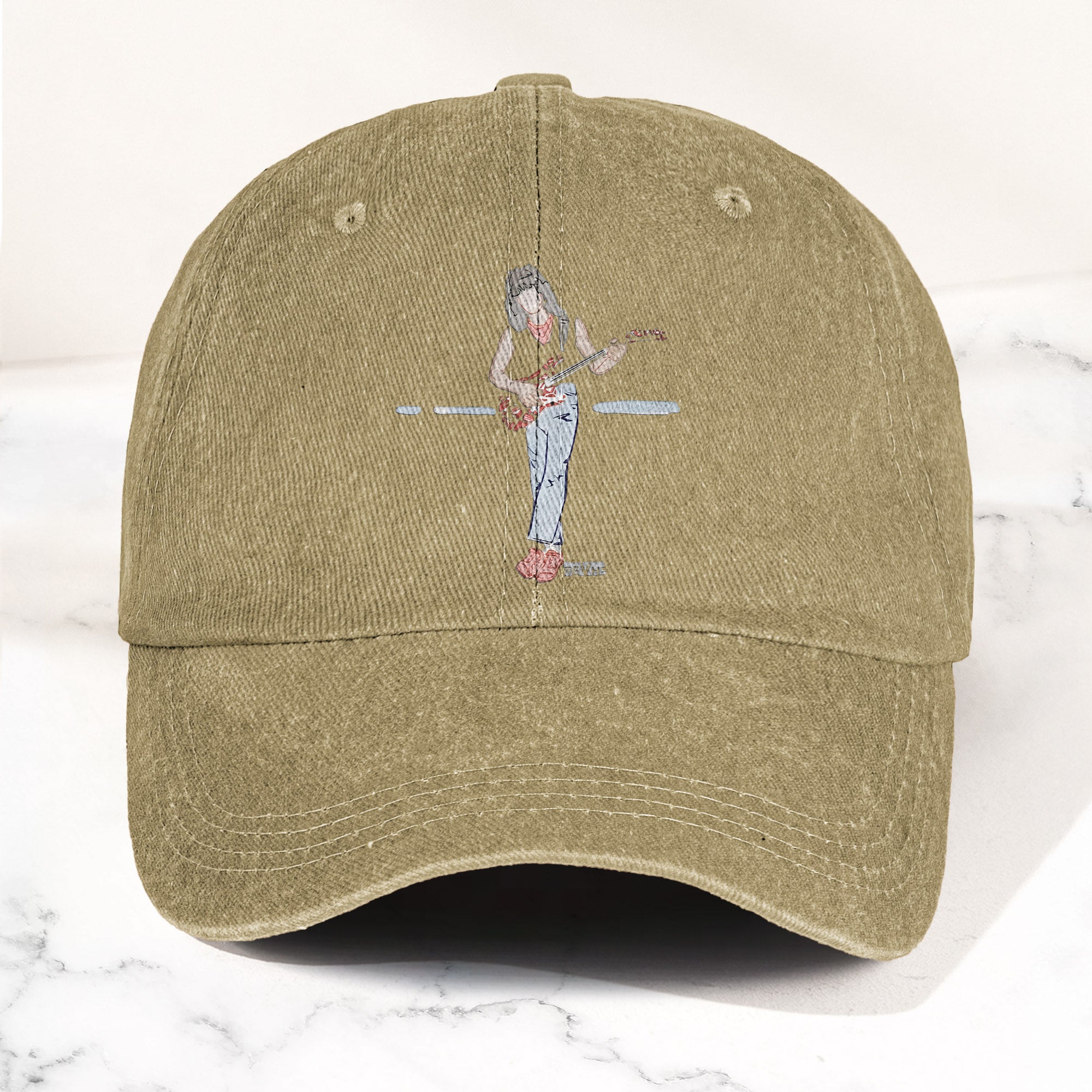 Eddie Van Halen Denim Cap Van Halen Tribute Merch Dad Hat (With Box)