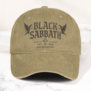 Black Sabbath 1968 Est Denim Cap Vintage Dad Cap Gift For Dad (With Box)