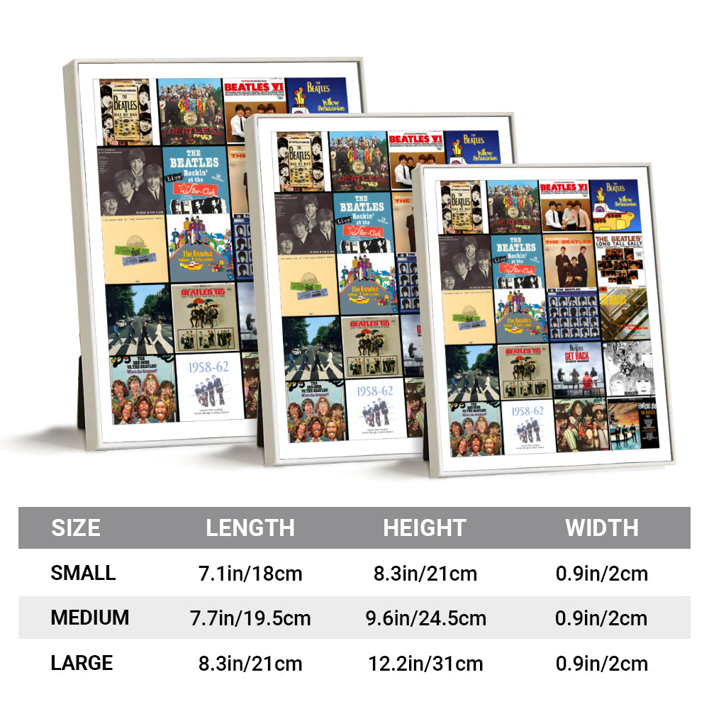 The Beatles Acrylic Light Mirror Dual-Mode Music Legend Gift