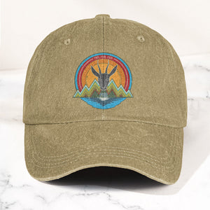 Phish Antelope Run Logo Denim Cap Retro Music Phish Cap Gift For Dad (With Box)
