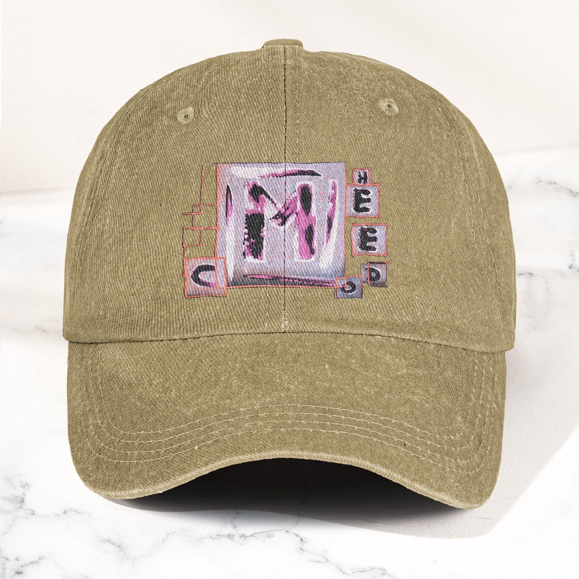1990's Depeche Mode Rare! 1994 Tour Concert Denim Cap Vintage Music Merch Gift for Dad (With Box)