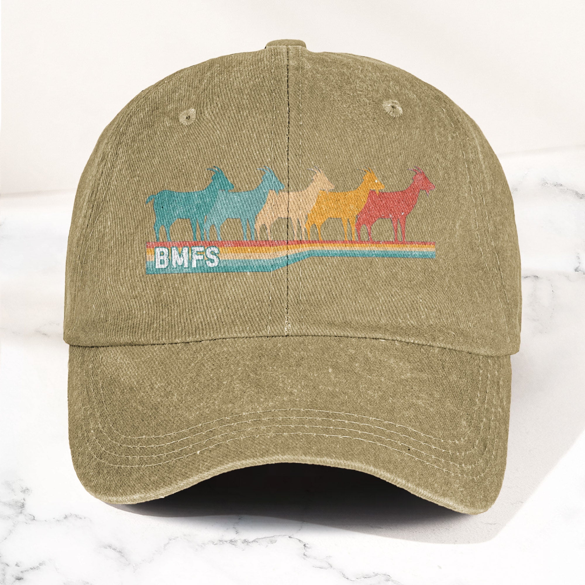 Billy Strings Cosmic Bluegrass BMFS GOAT Retro Vintage Music Merch Denim Cap Retro Vintage Dad Cap Gift For Dad (With Box)