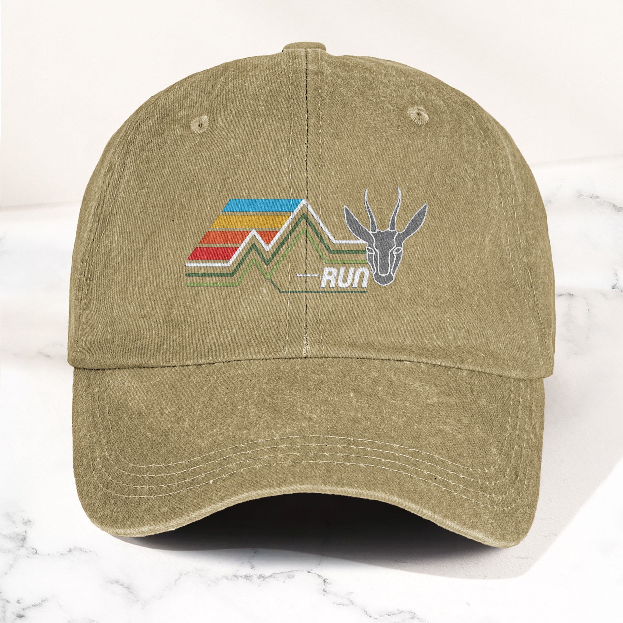 Phish Run Like an Antelope Denim Cap Retro Music Phish Cap Gift For Dad (With Box)