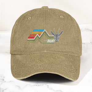 Phish Run Like an Antelope Denim Cap Retro Music Phish Cap Gift For Dad (With Box)